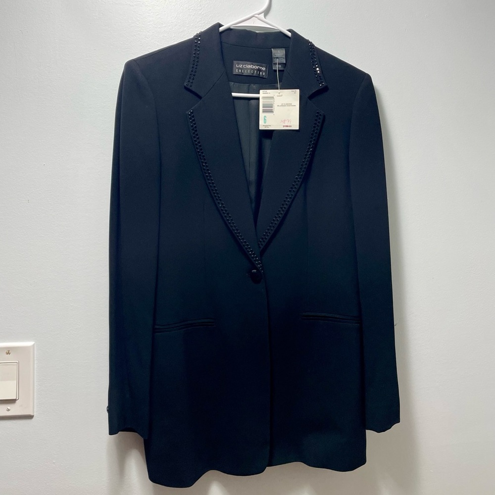 LIZ CLAIBORNE Women’s Black Blazer - With tags!